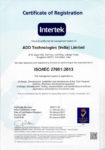 Certificate of Registration Intertek
